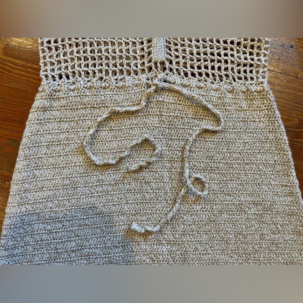 Stoned Immaculate Birkin Crochet Dress Cream XS - Picture 12 of 13